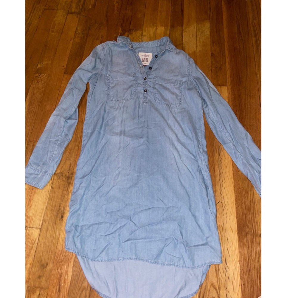 Denim tshirt dress
